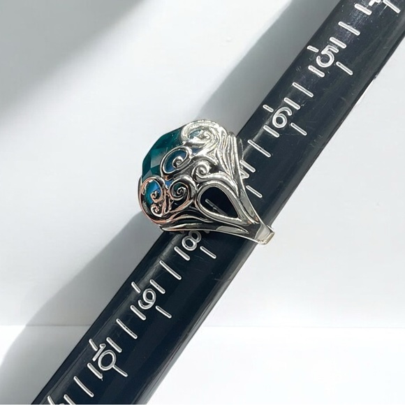 🌺Carolyn Pollack Sterling & Blue Quartz Ring - Picture 14 of 14
